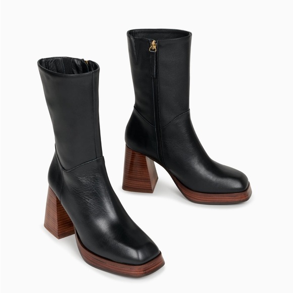 Feners Le Retro Noir Boots - Picture 2 of 6